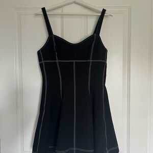 Black Maeve Anthropologie Fit & Flare Dress M